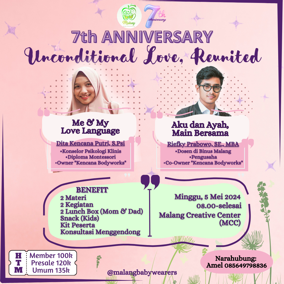 7th Anniversary Malang Babywearers