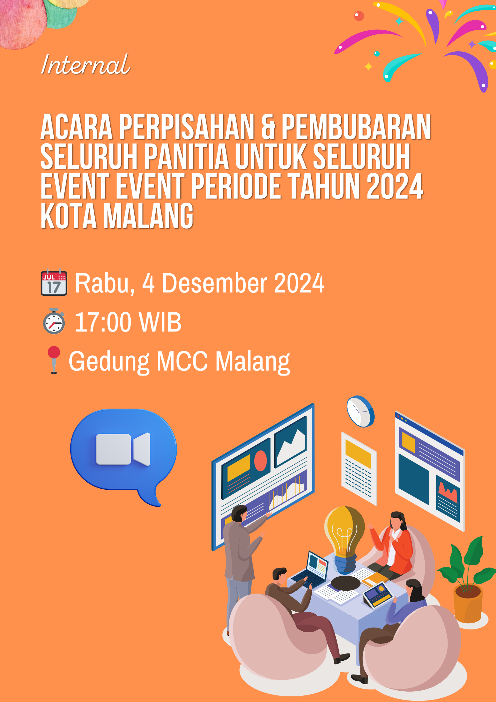 Farewell Party Panitia Event Kota Malang Periode 2024