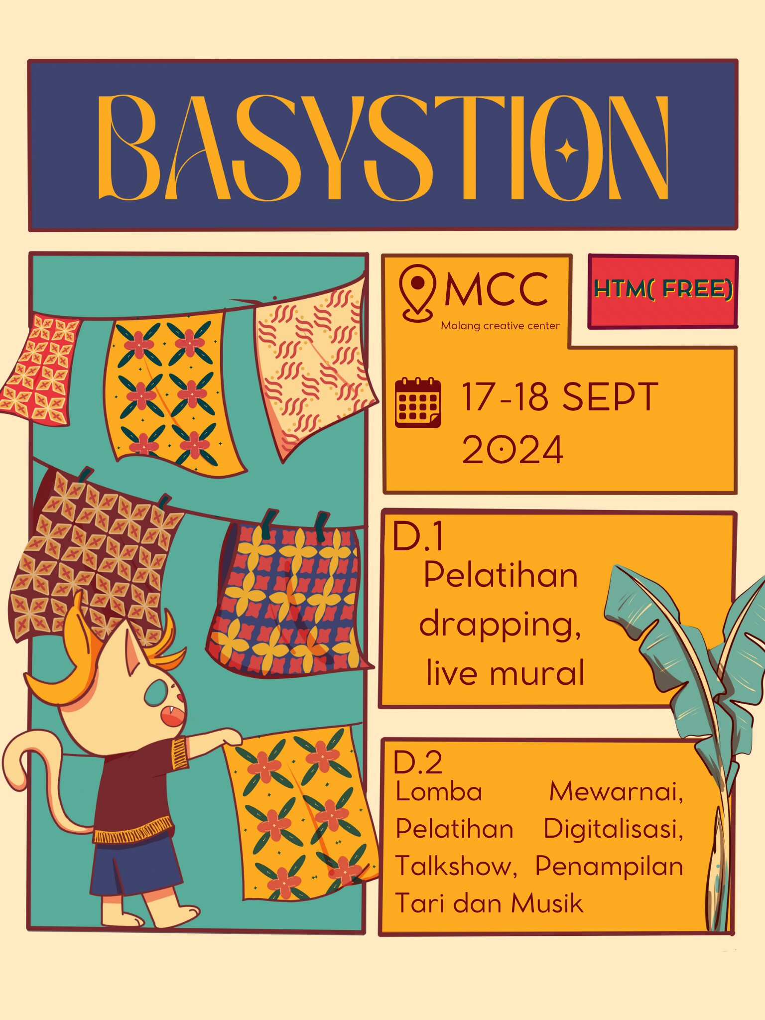 BASYSTION : Batik Ecosystem Exhibition 