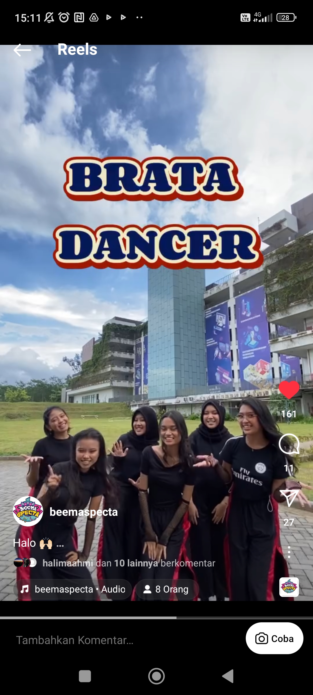 Brata Dancer goes to Binus Competition