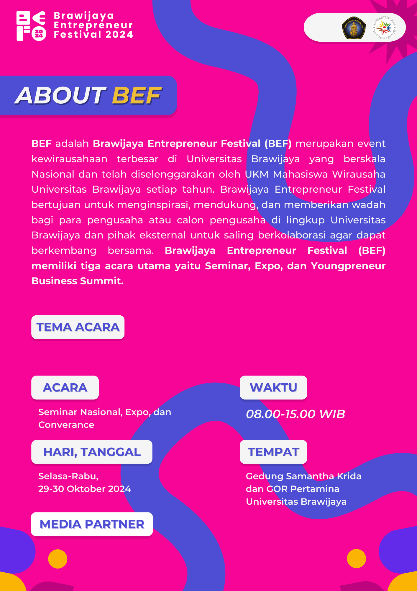 Koordinasi menuju Brawijaya Entrepreneur Festival 