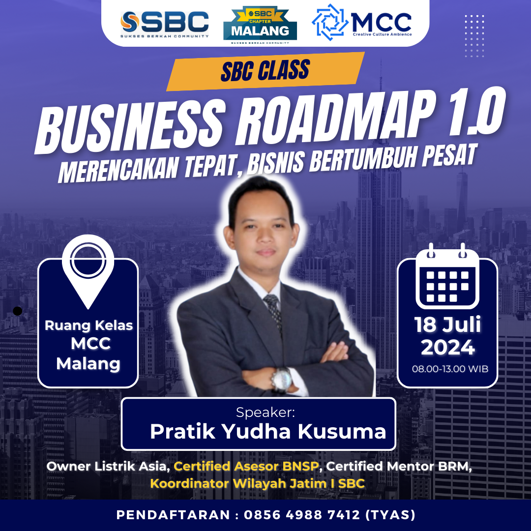 Business Roadmap 1.0 : Maksimalkan Marketing dalam Proses Bisnis
