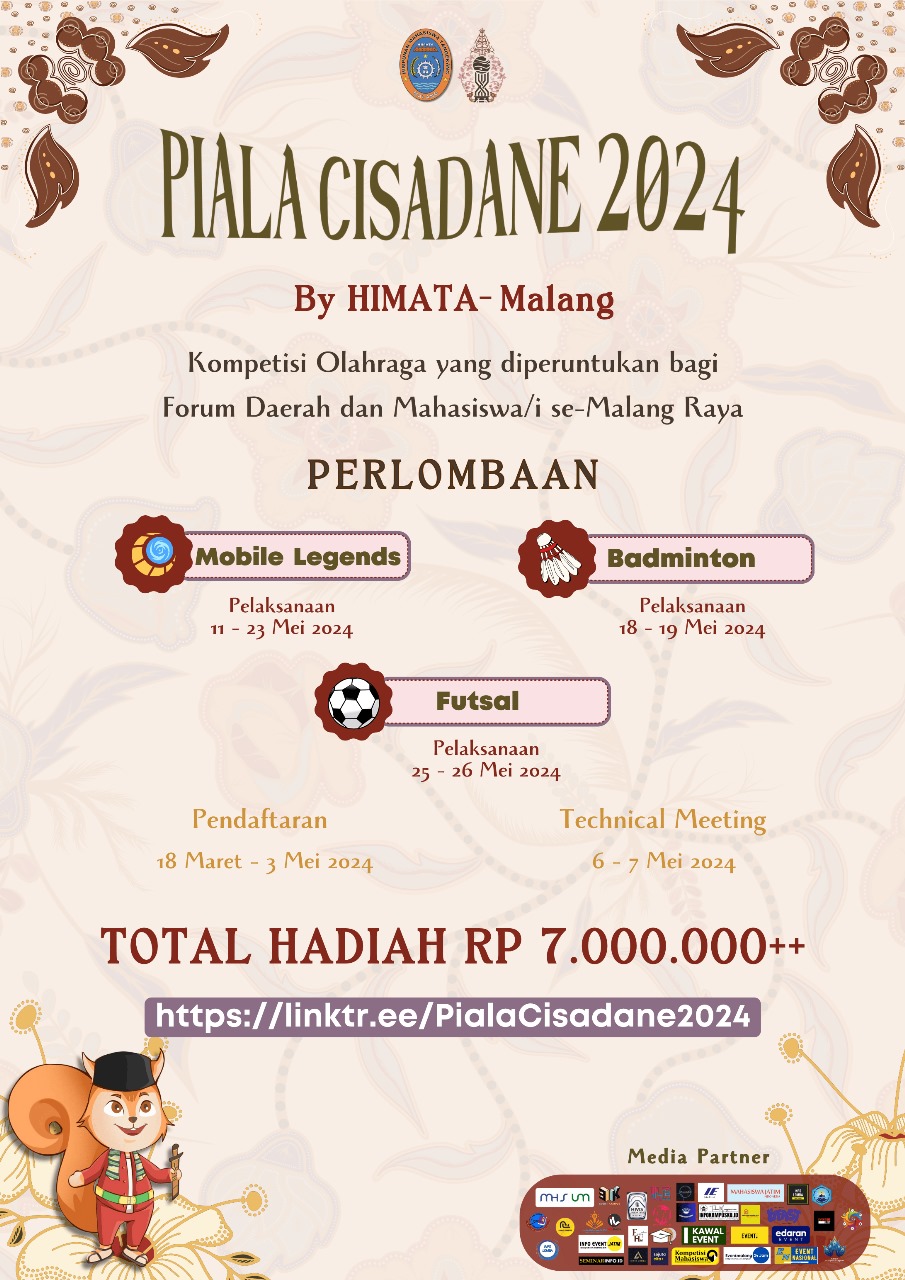 Awarding & Art Perfomence Piala Cisadane HIMATA Malang