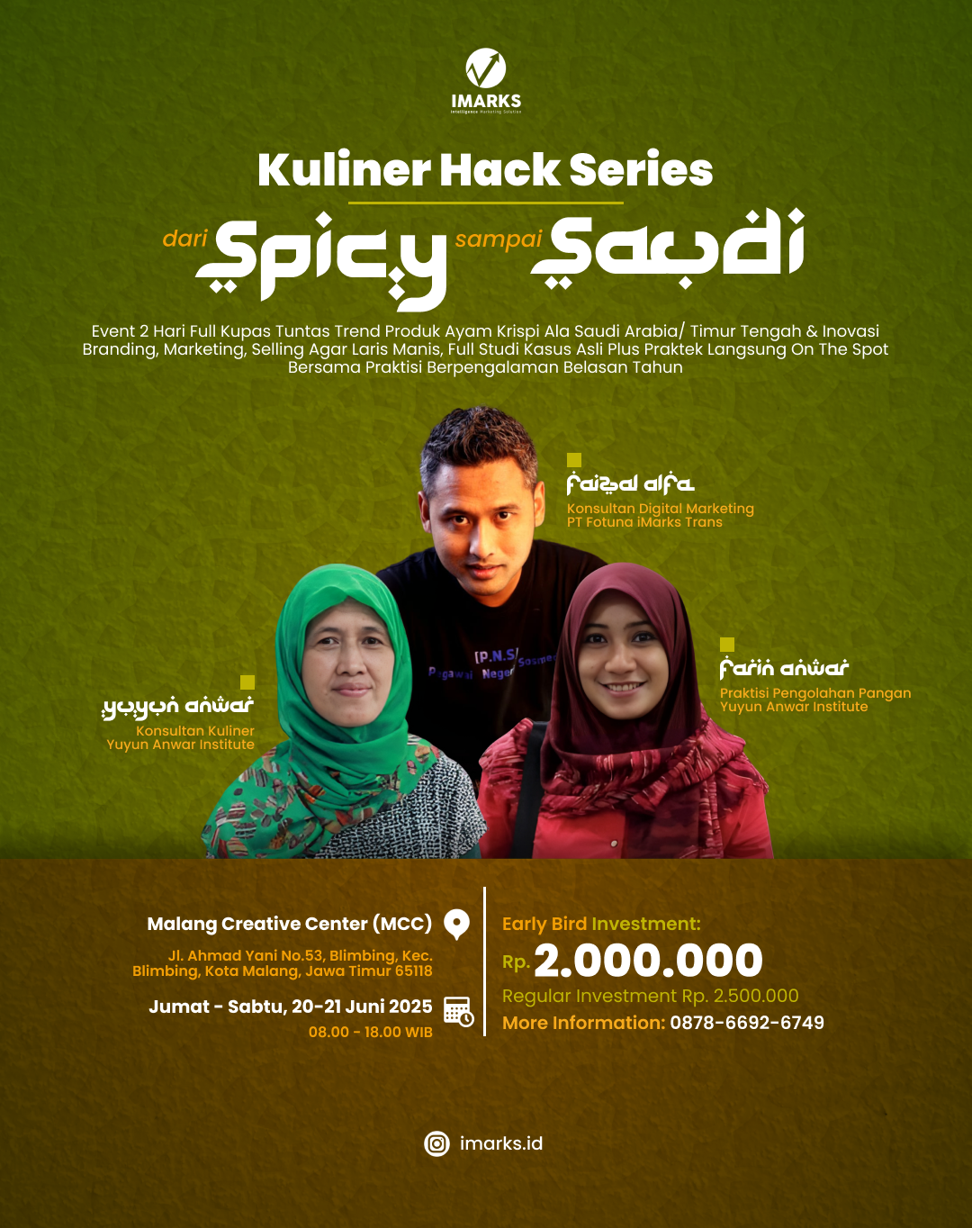 Dari Spicy Sampai Saudi : Full Day Training Kuliner Hack Series (Day 1)