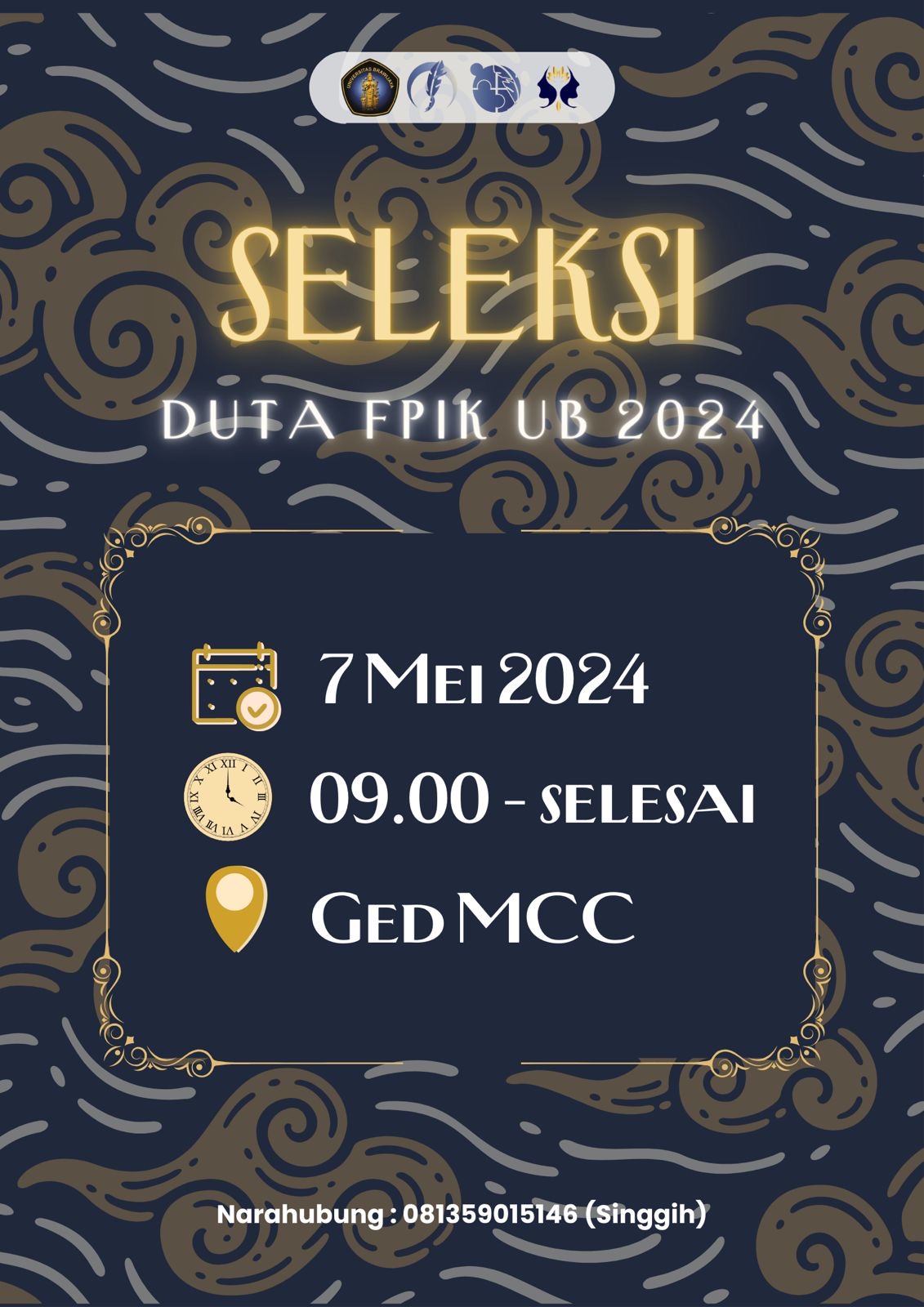 Seleksi Duta FPIK UB 2024 | event.mcc.or.id