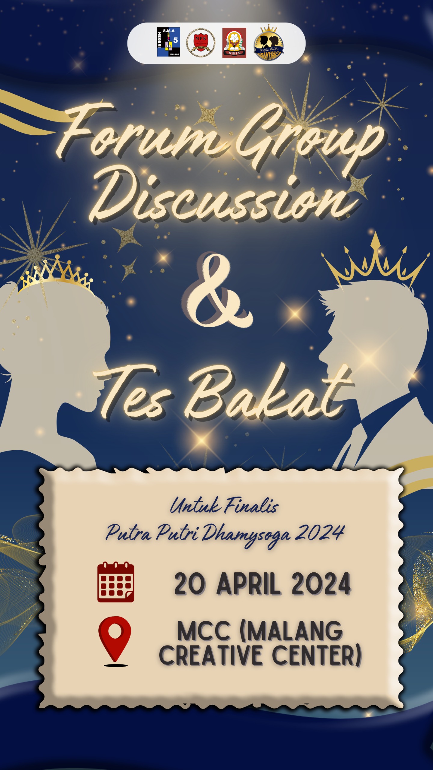 FGD dan Tes Bakat Putra Putri Dhamysoga 2024