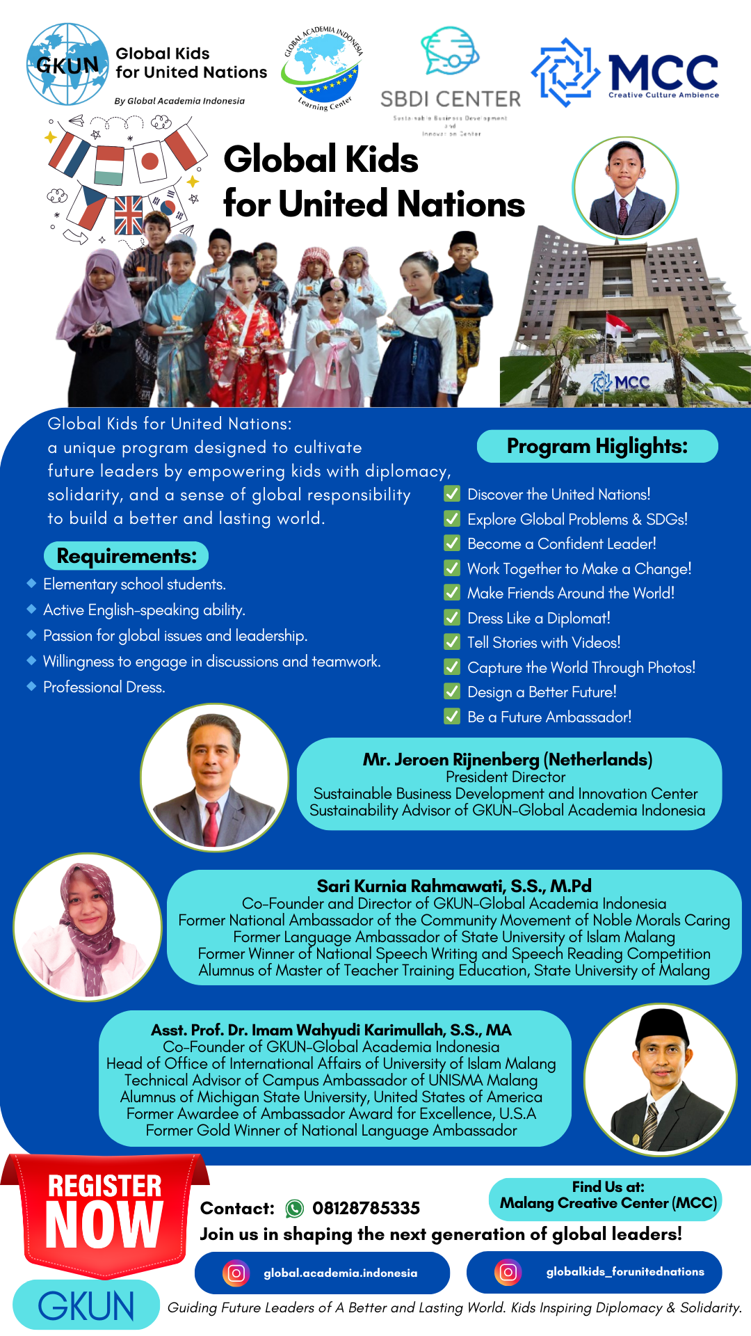 Global Kids for United Nations by Global Academia Indonesia