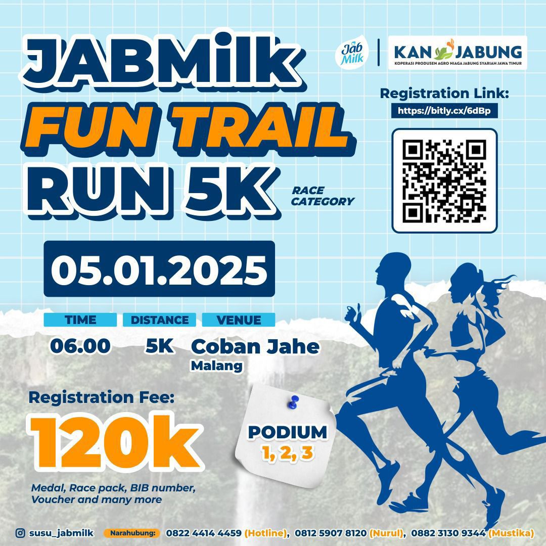JABMILK FUN TRAIL RUN - Pembagian Racepack