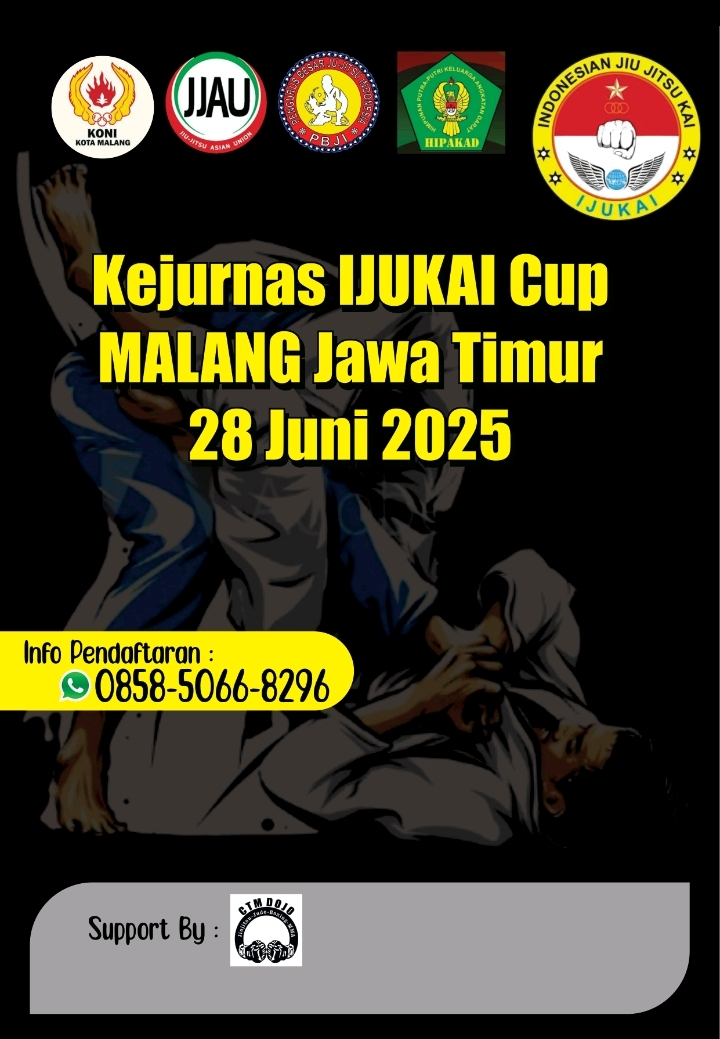 Kejurnas Beladiri Indonesian Jiujitsu Kai /IJUKAI & Bazar UMKM