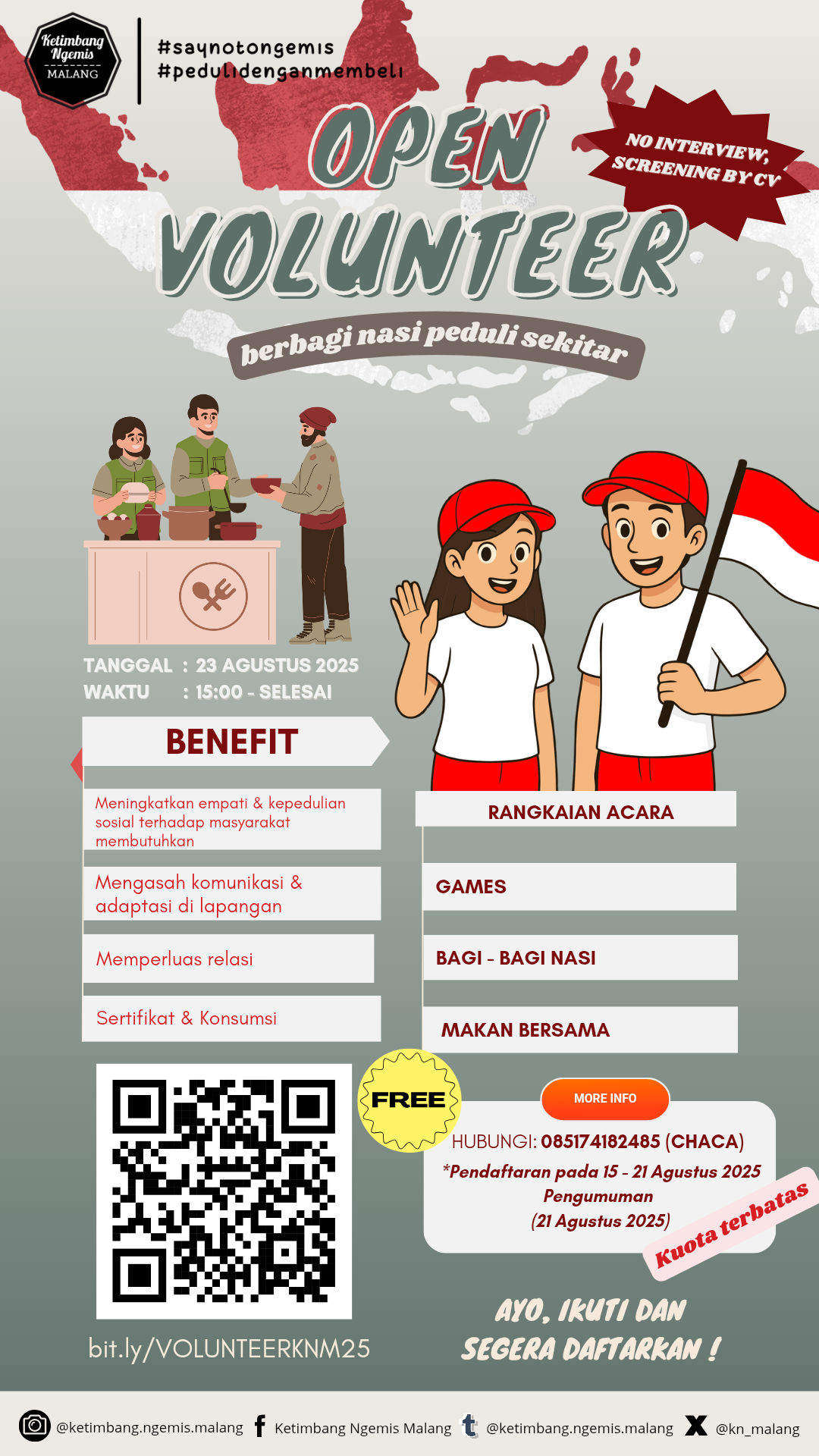 Volunteer Session by Ketimbang Ngemis Malang