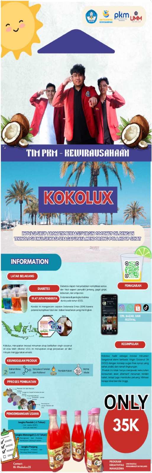 Take Dokumentasi Kegiatan Pembuatan Sirup Aromatic Berbasis Virgin Coconut Oil