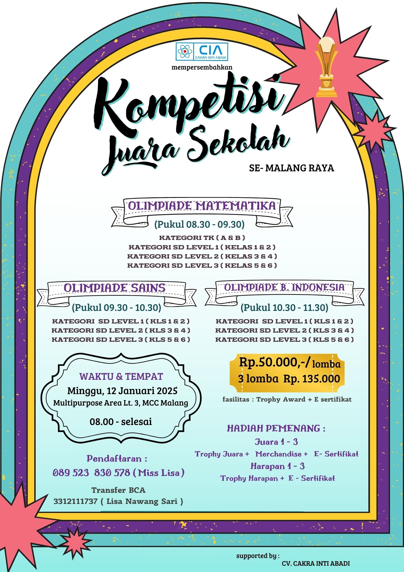 CIA Event: Kompetisi Juara Sekolah
