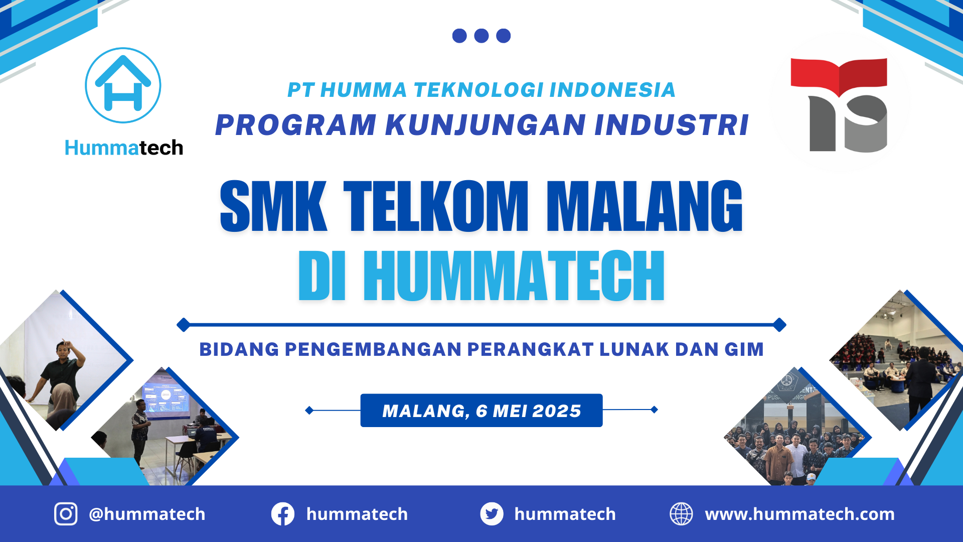 Kunjungan Industri PT Humma Teknologi Indonesia Oleh SMK Telkom