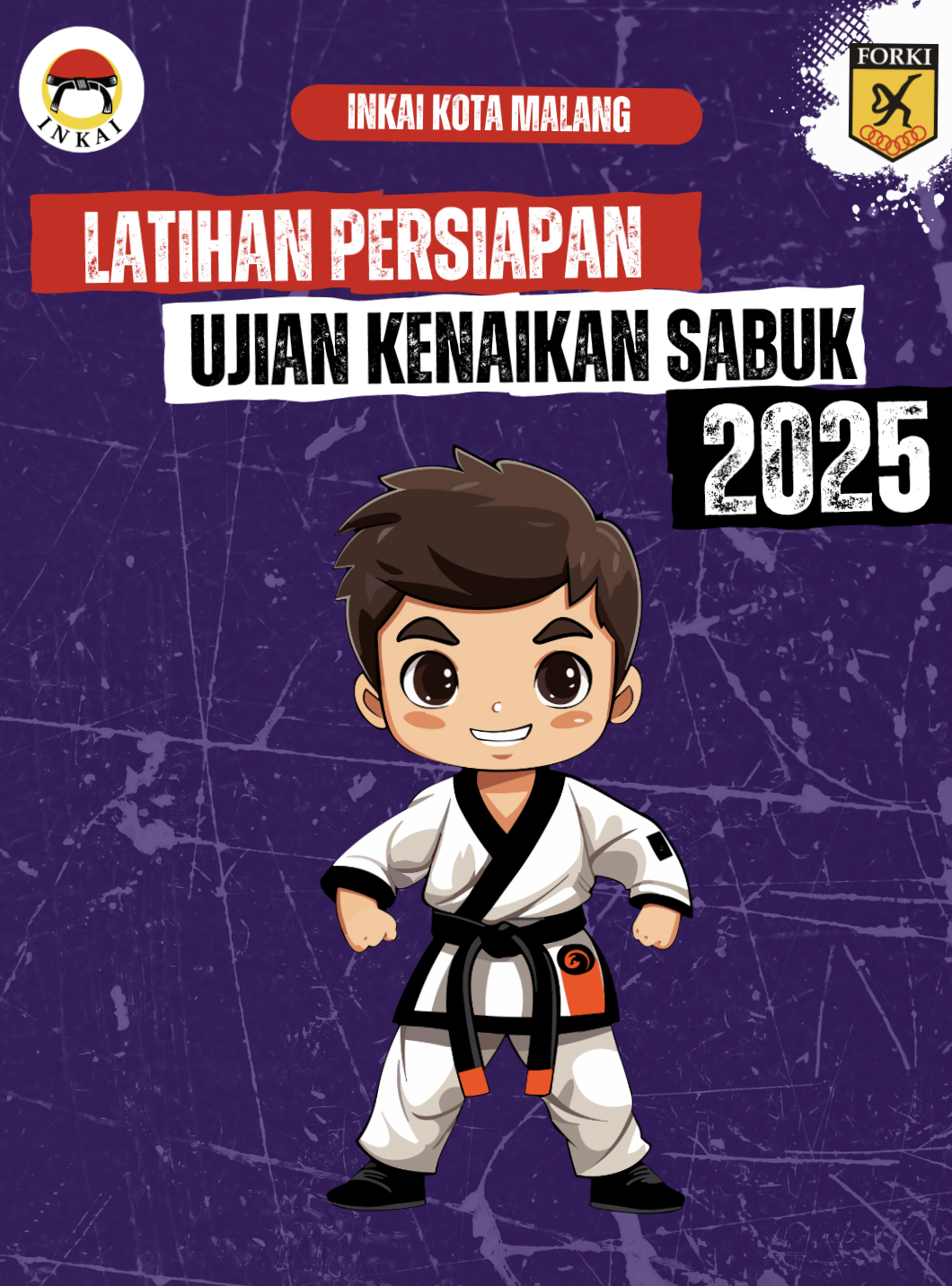 Latihan Persiapan Ujian Kenaikan Sabuk Inkai Kota Malang