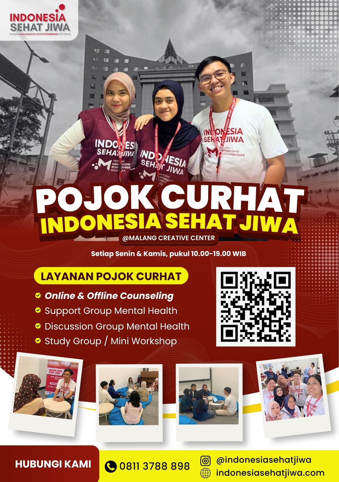Layanan Pojok Curhat Gratis untuk Umum - Konsultasi Mental Health
