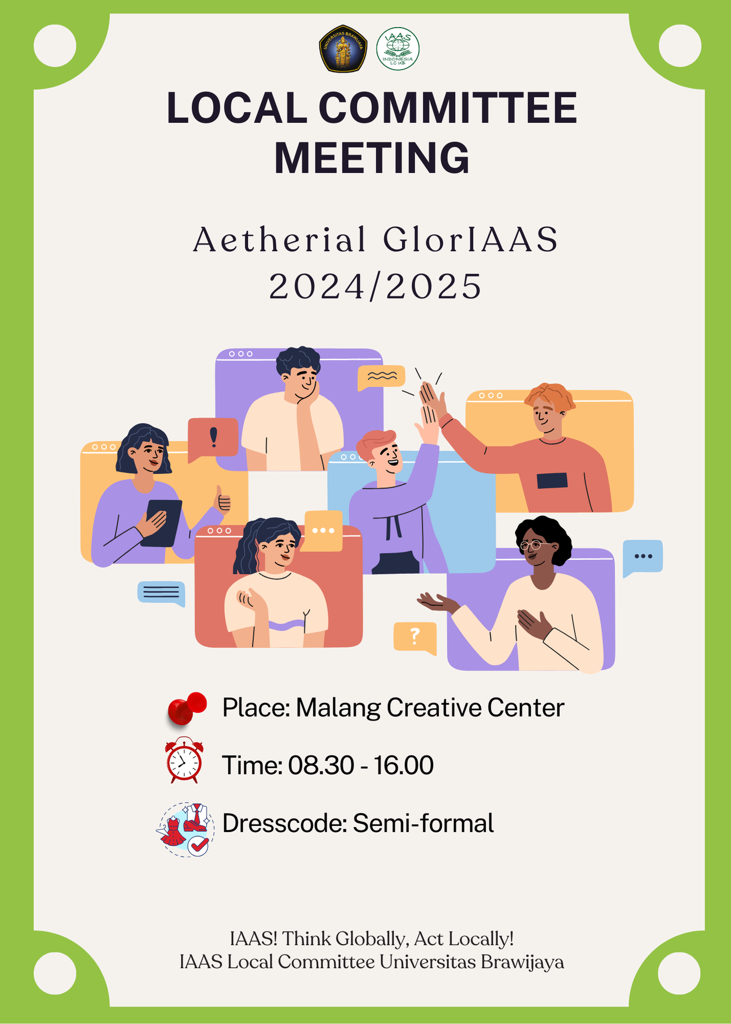Local Committee Meeting (LCM) by IAAS LC UB