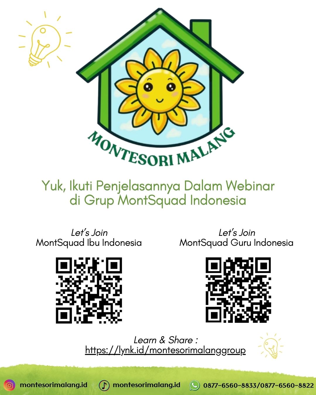Monthly Meeting (Teknis Worksheet & Dokumentasi Tutor)
