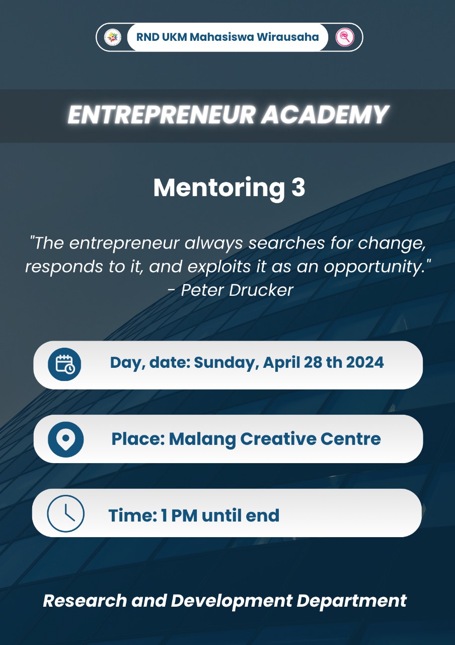 Mentoring Entrepreneur Academy