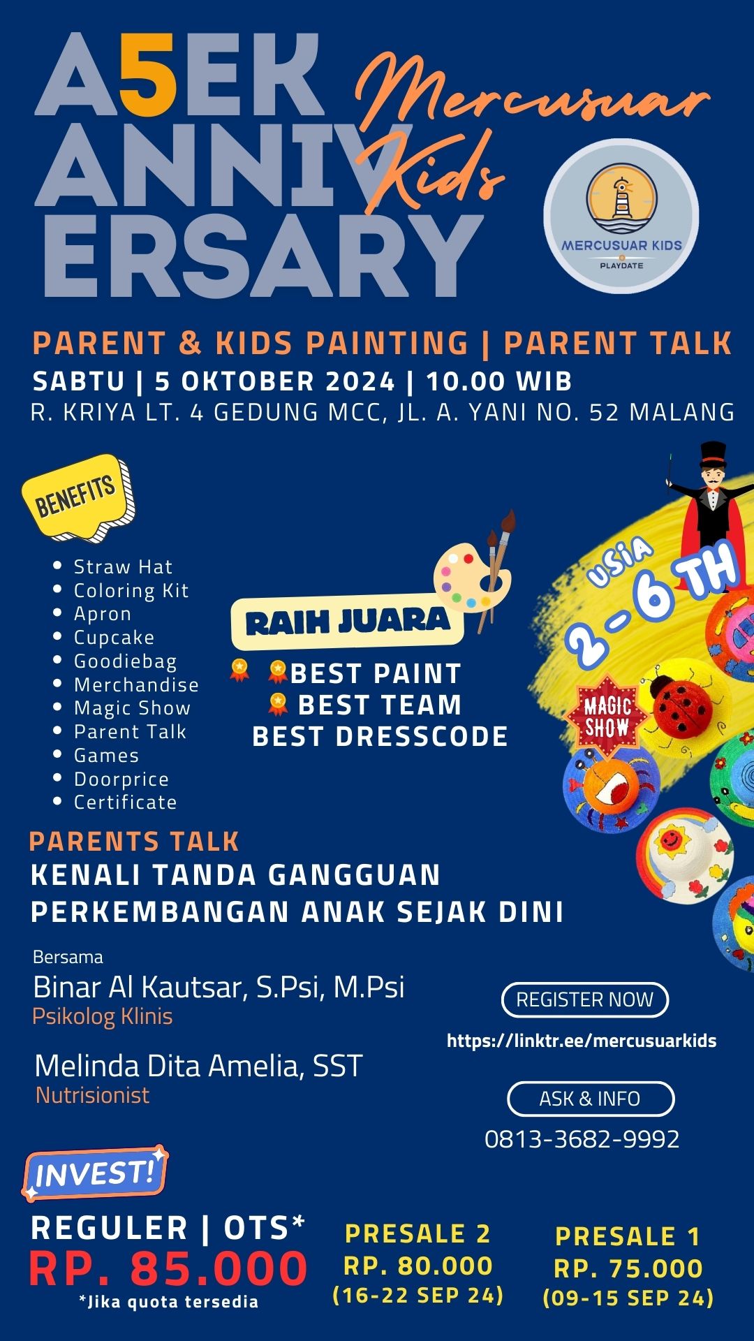 Mercusuar Kids A5EK Anniversary