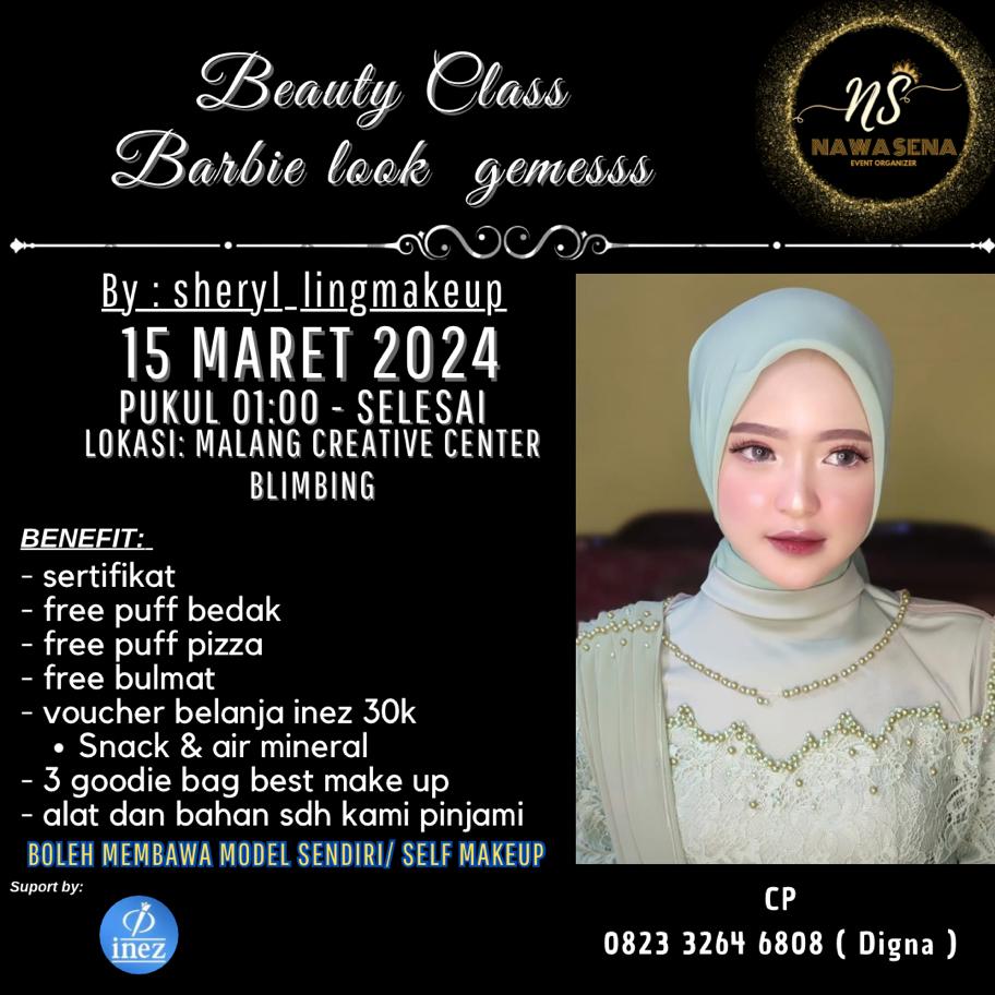 Nawasena beauty class X Sheryl Ling makeup X Inez cosmetics