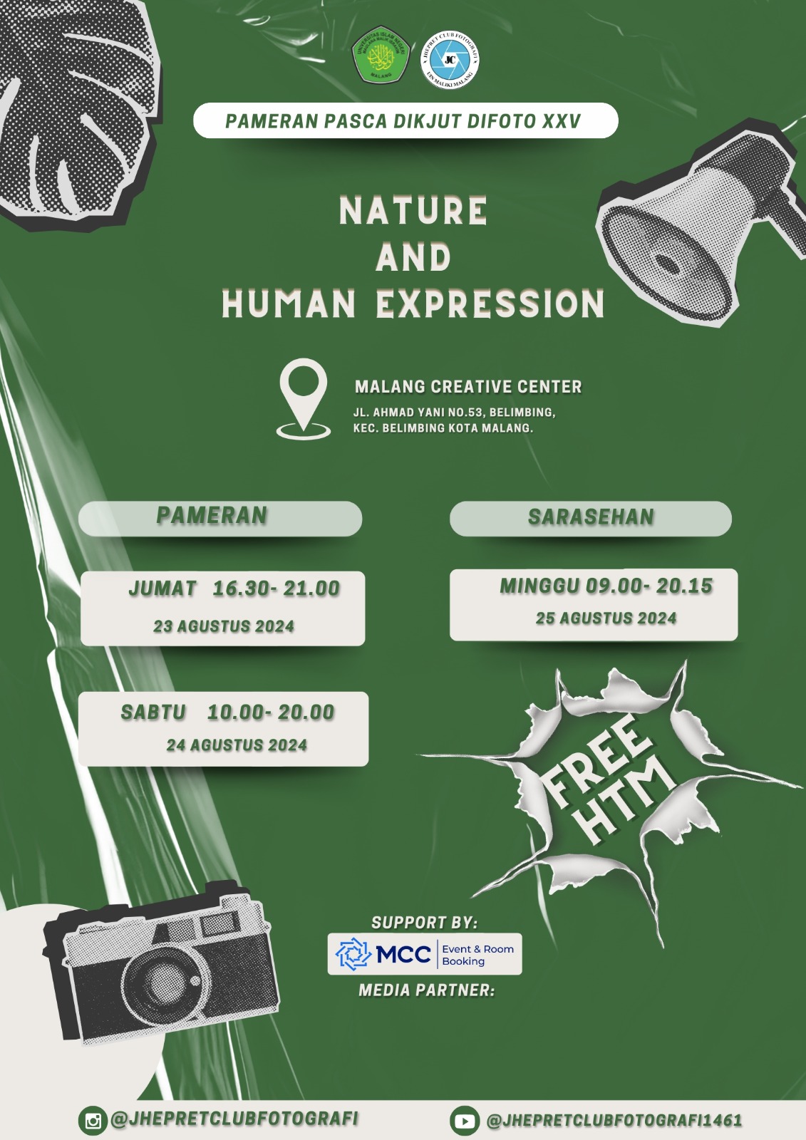 Pameran UKM Jhepret Club Fotografi - UIN Malang
