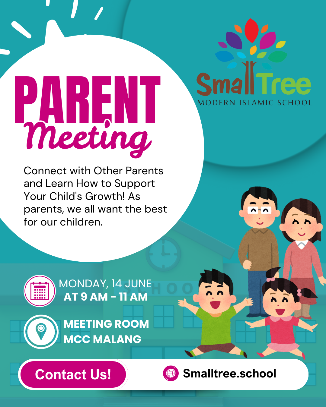 Pertemuan dan Parenting Walimurid KB-TK Small Tree School
