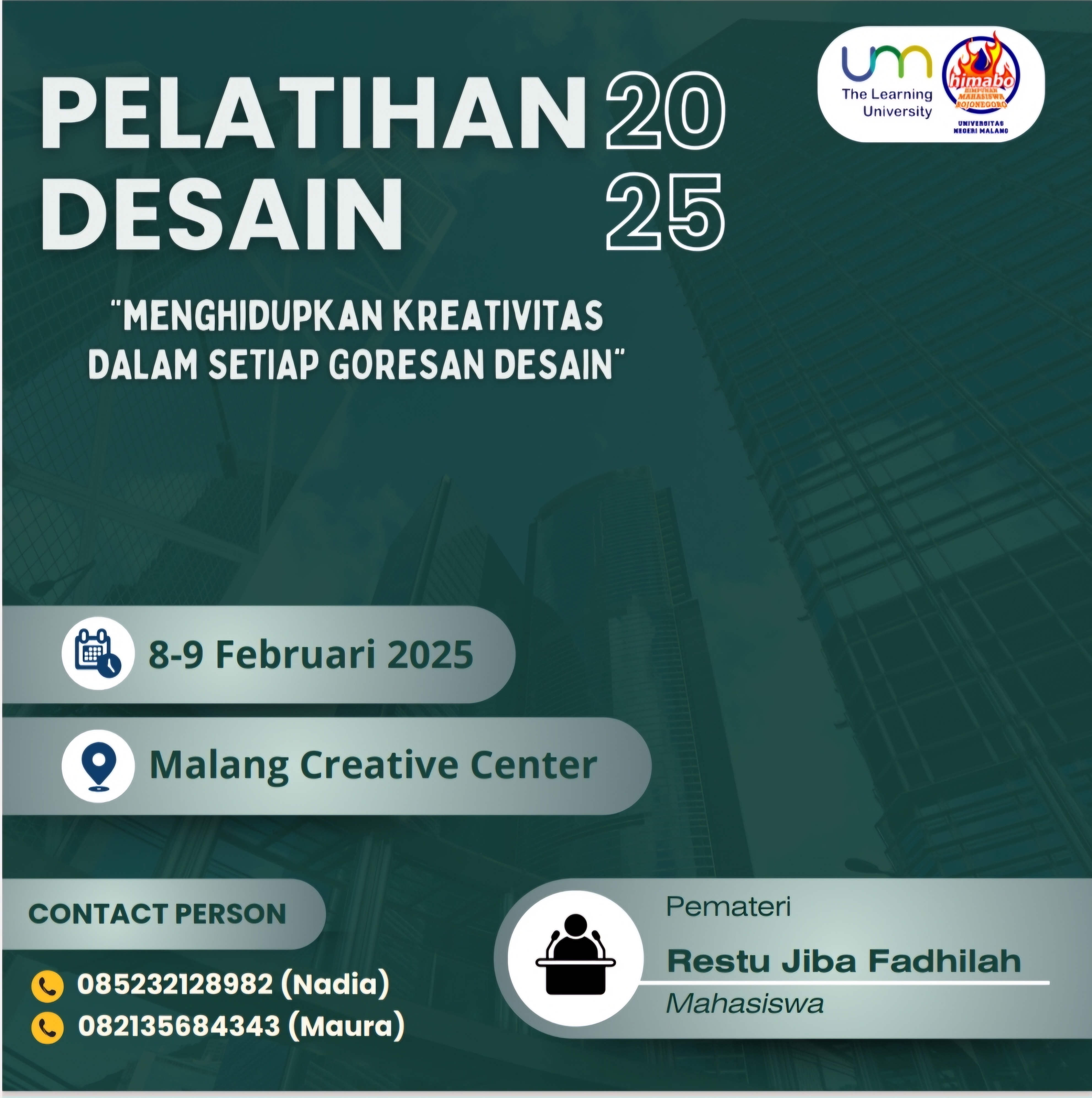 PELATIHAN DESAIN HIMABO UM 2025 