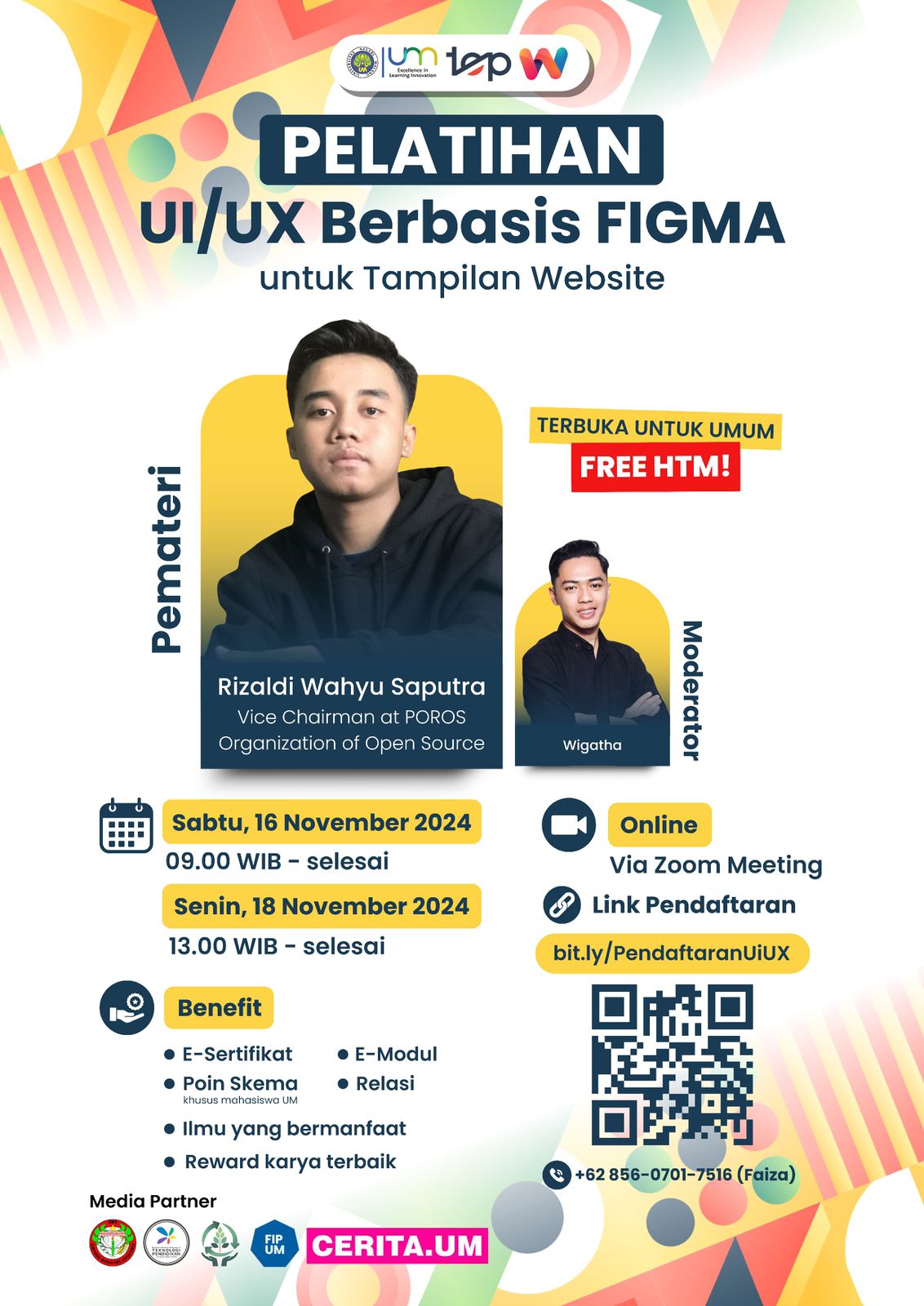 Pelatihan UI/UX berbasis FIGMA untuk Tampilan Website