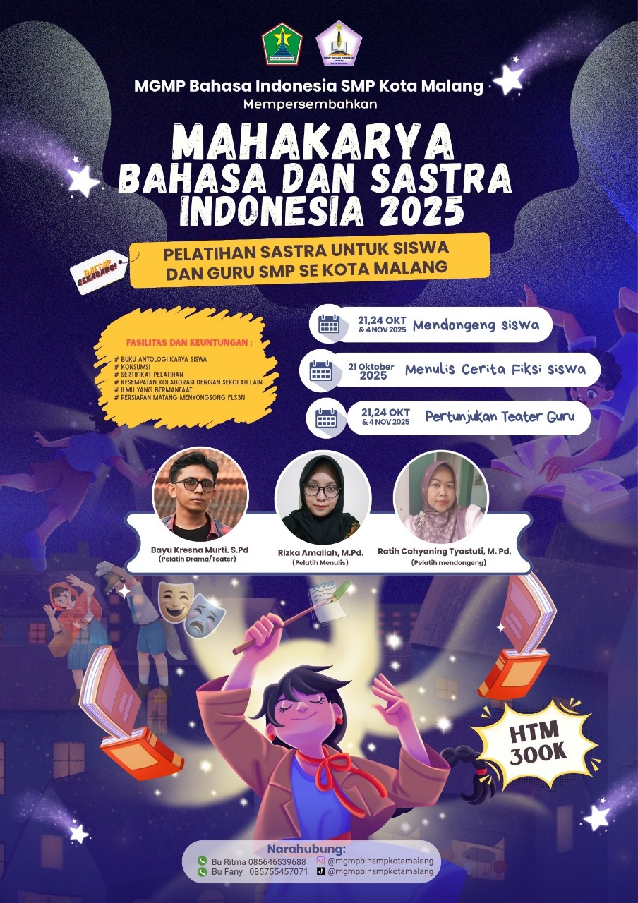 Peringatan Bulan Bahasa dan Sastra MGMP Bahasa Indonesia Kota Malang Tahun 2025