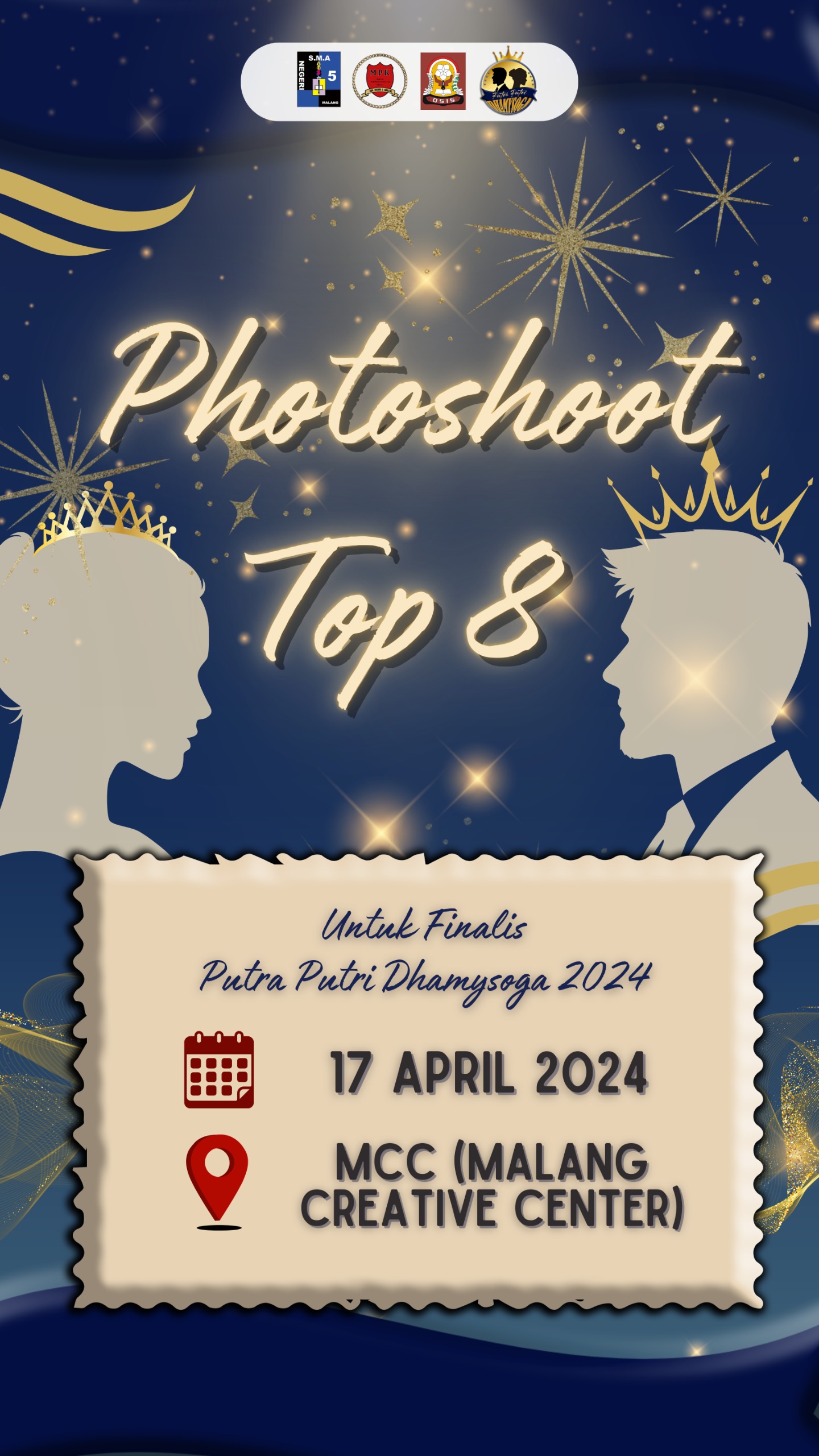 Photoshoot Finalis Putra Putri Dhamysoga 2024