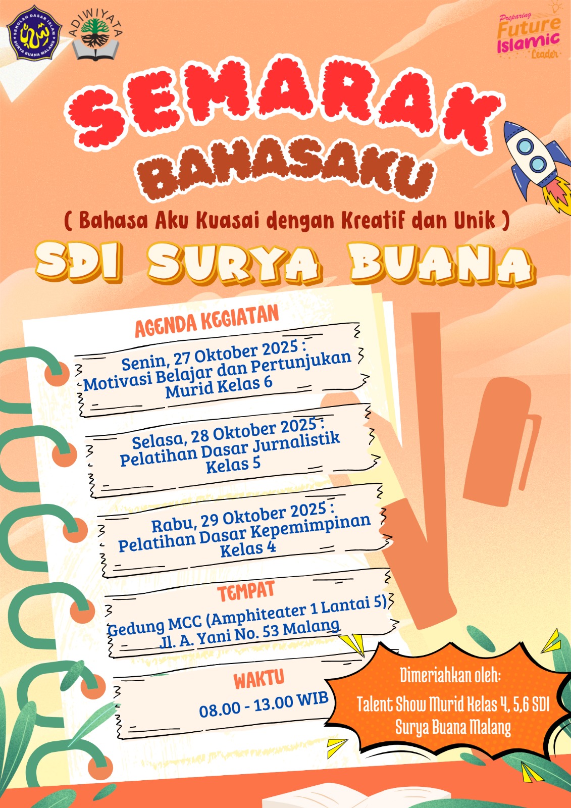 Semarak Bahasaku "Bahasa Aku Kuasai dengan Kreatif dan Unik"