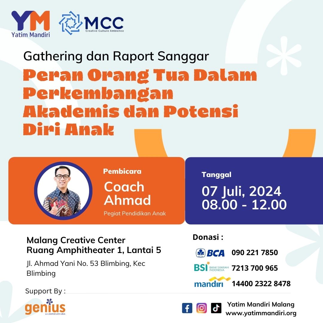 Seminar Parenting Sanggar Genius X Komunitas AHA Kids