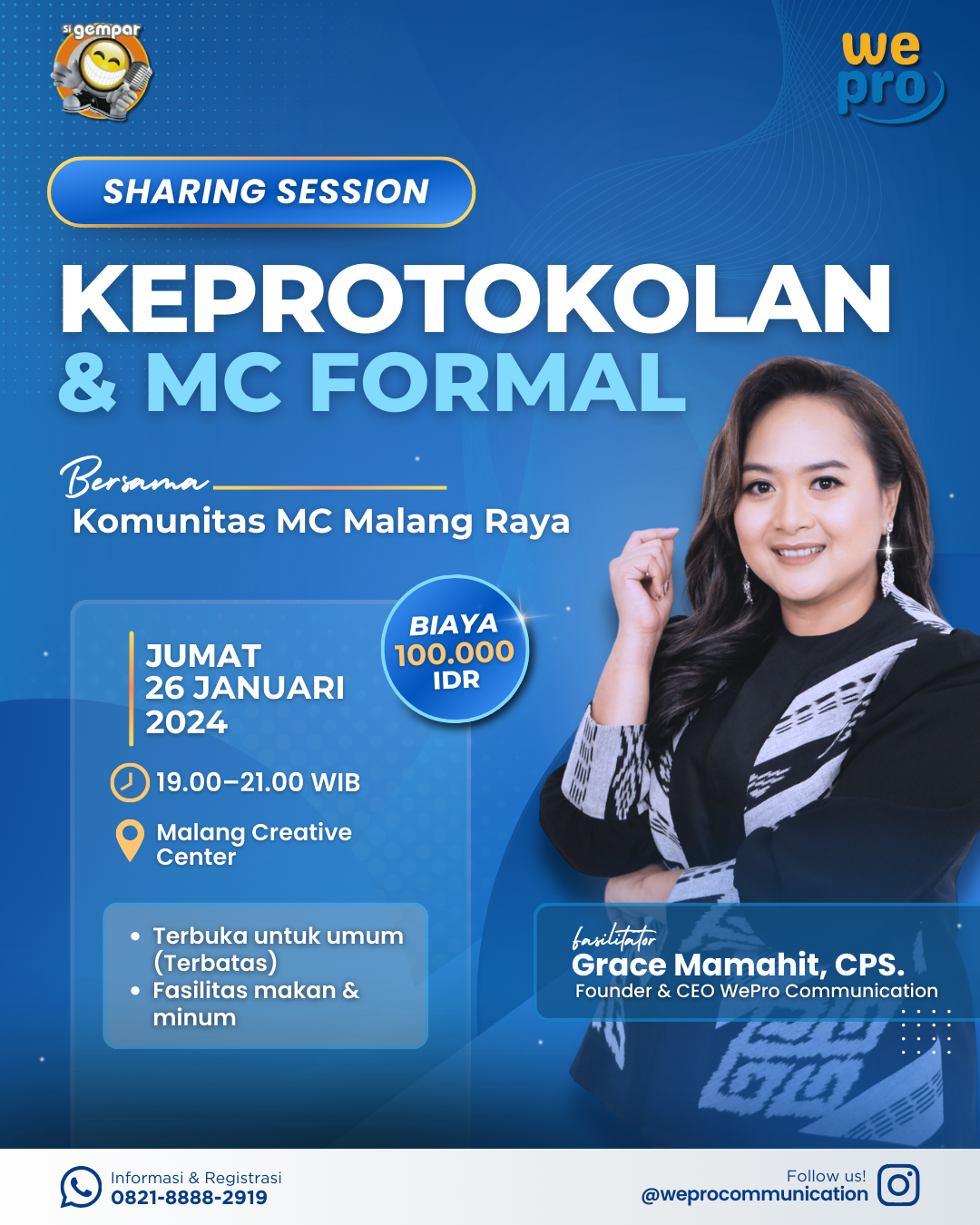 Sharing Session: Keprotokolan & MC Formal