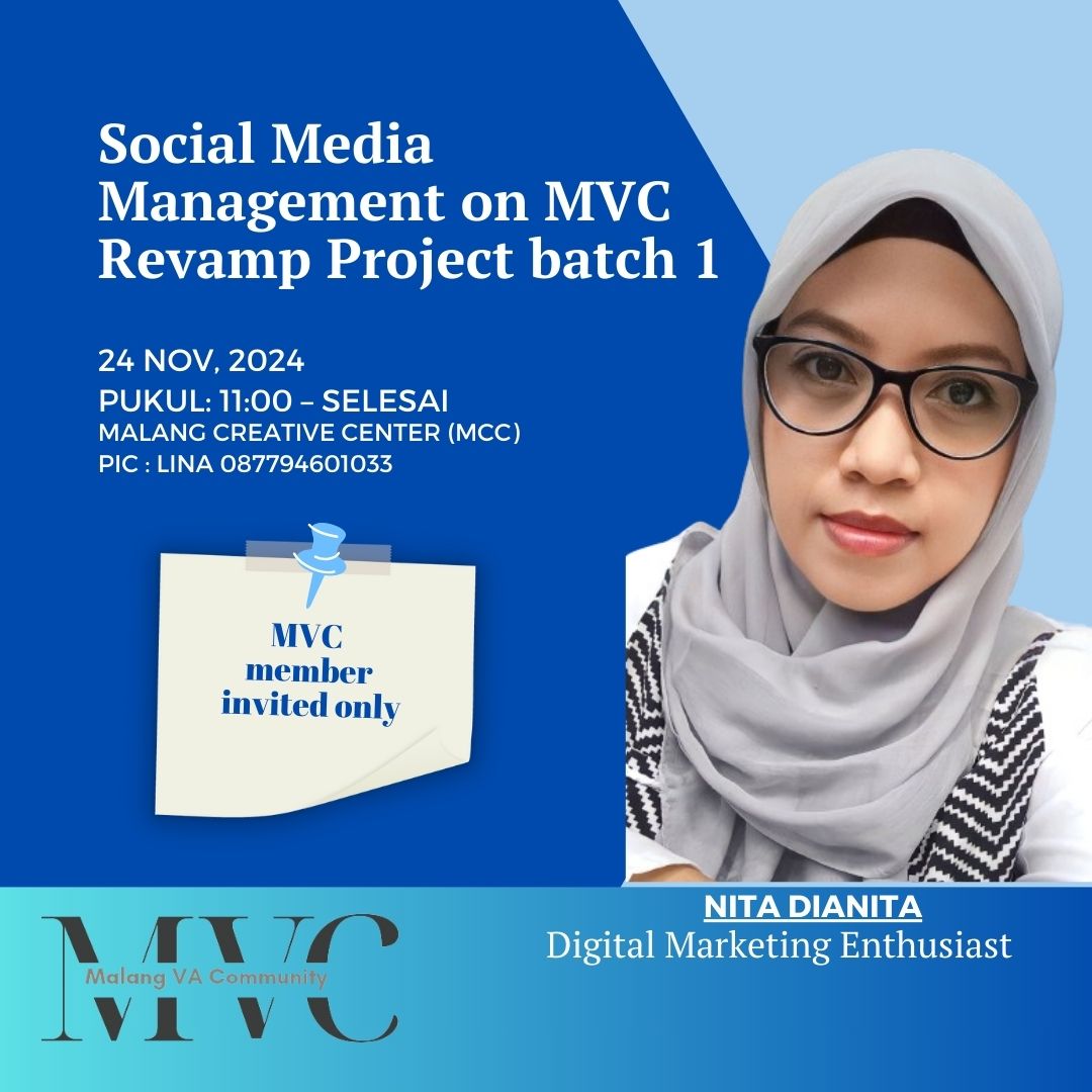 Social Media Management on MVC Revamp Project Batch 1