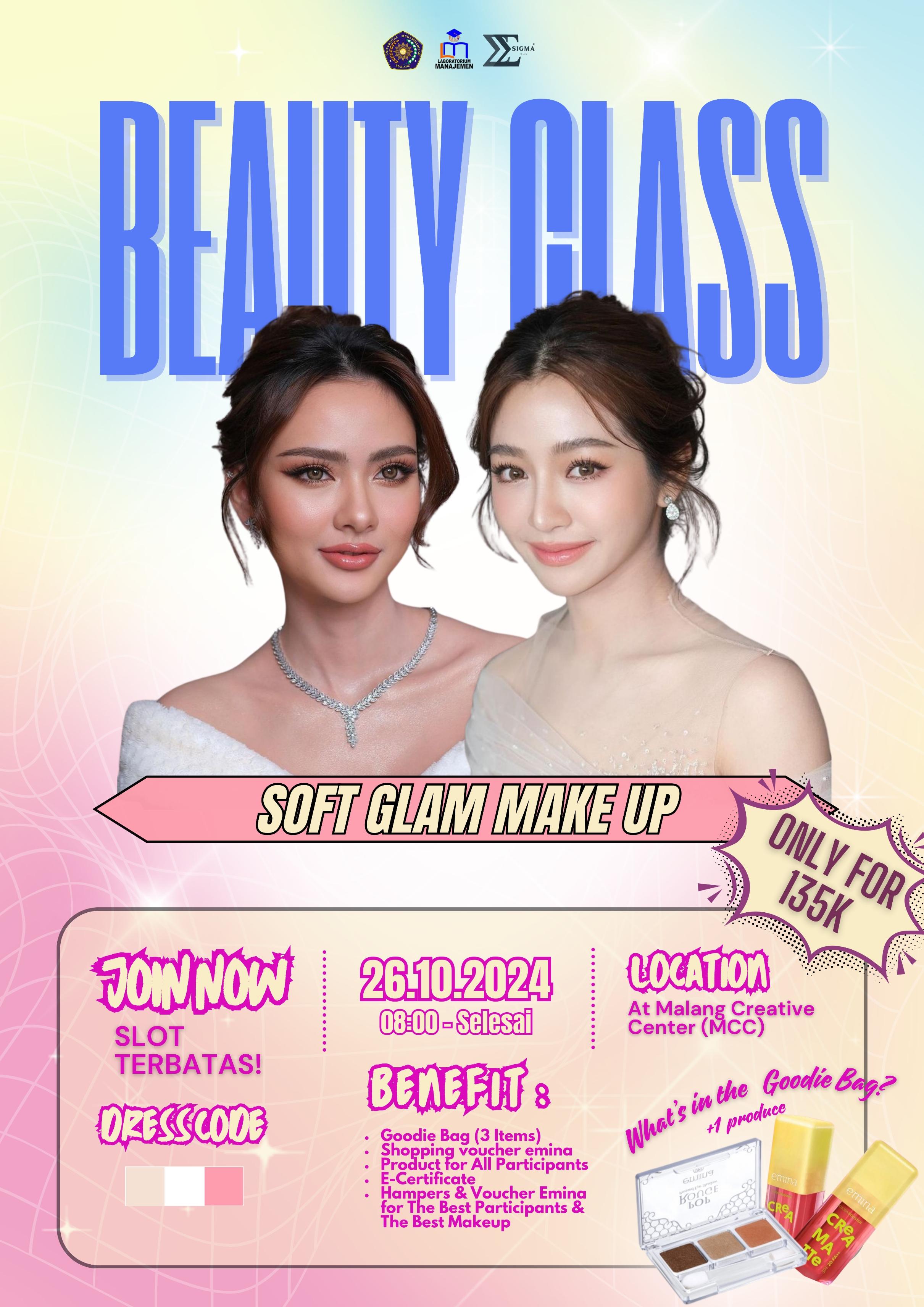 Beauty Class "Soft Glam Make Up"