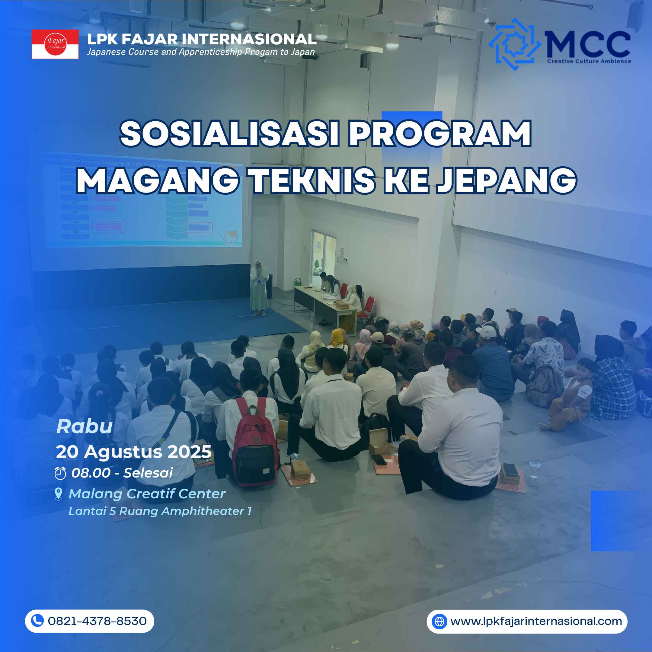 SOSIALISASI PROGAM MAGANG TEKNIS KE JEPANG