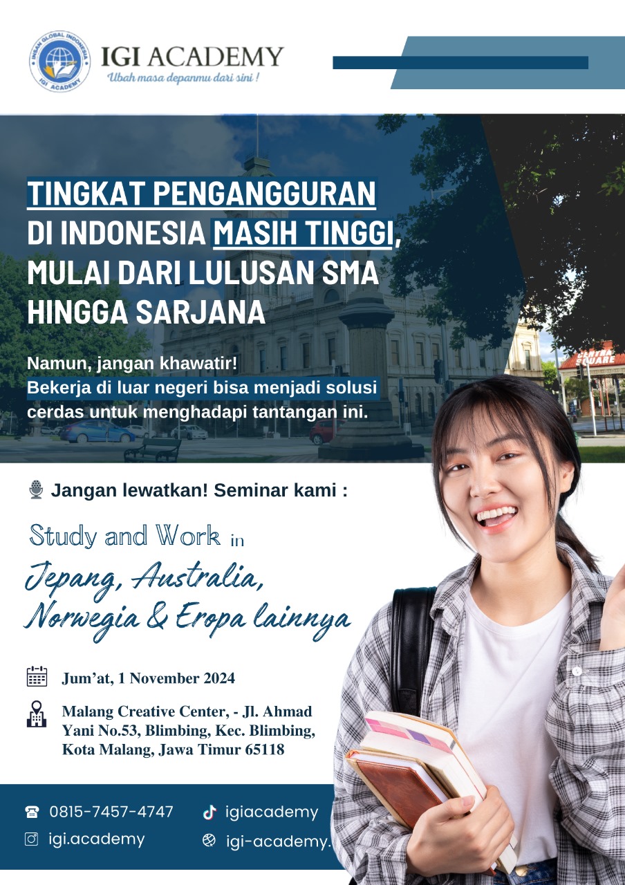 Sosialisasi & Talkshow: "Study & Work in Japan, Australia and Norwegia"