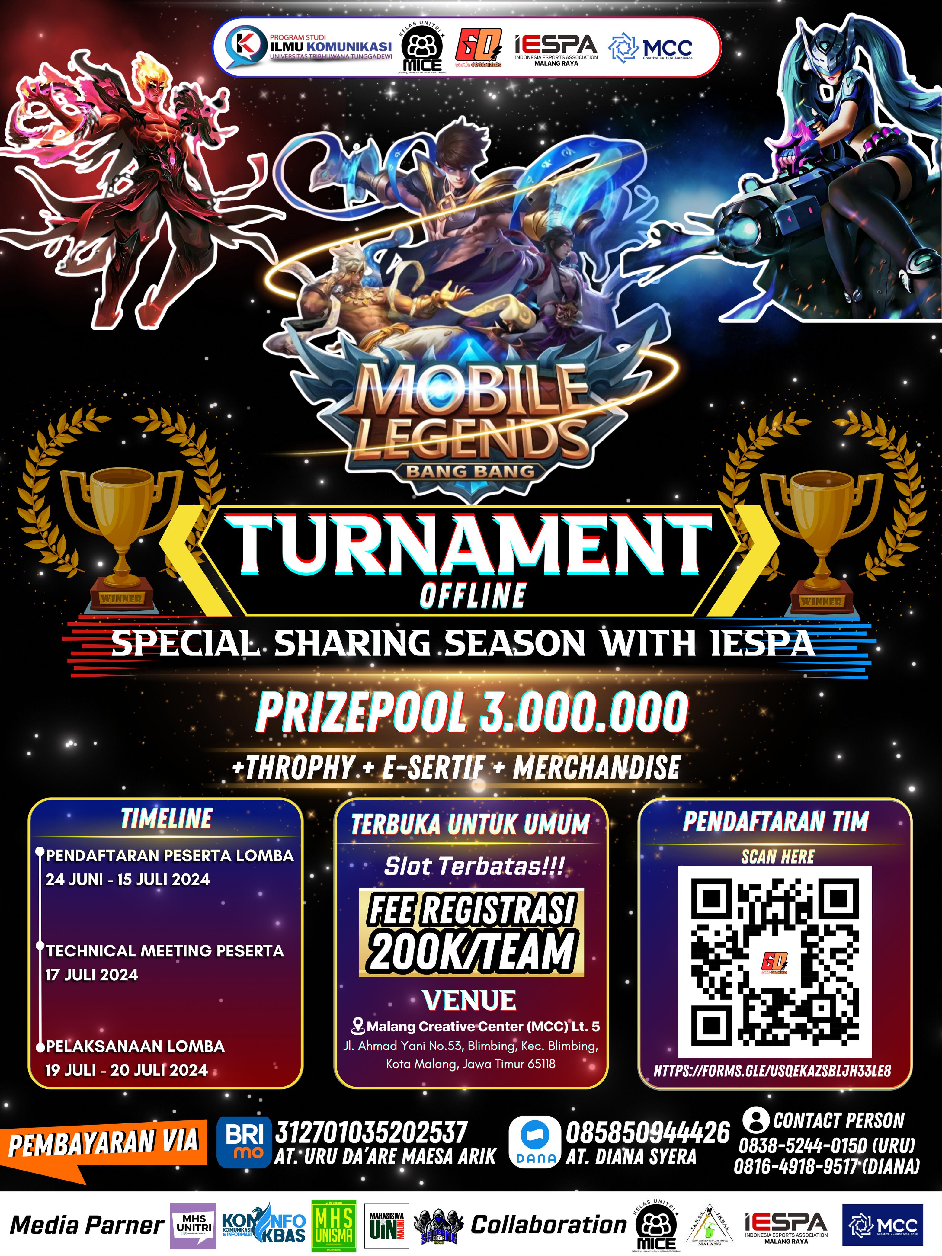 Turnament Mobile Legends & Sharing Session : Product Exhibition