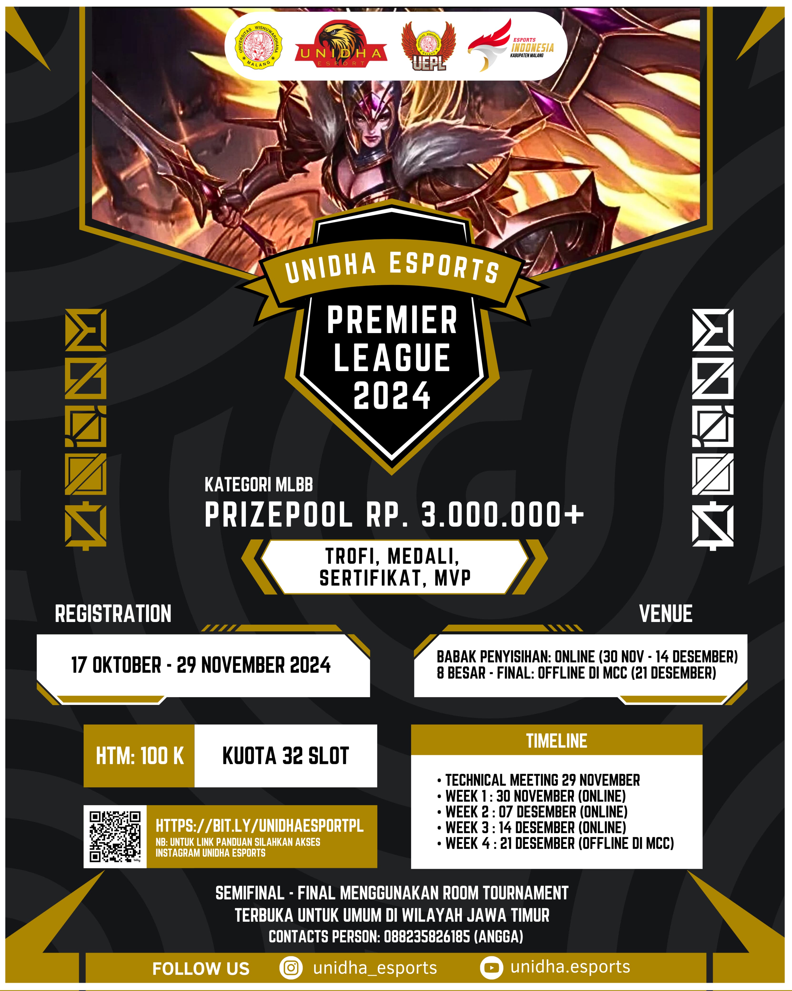 Unidha Esport Premiere League (UEPL): Kompetisi Mobile Legend Se-Jawa Timur