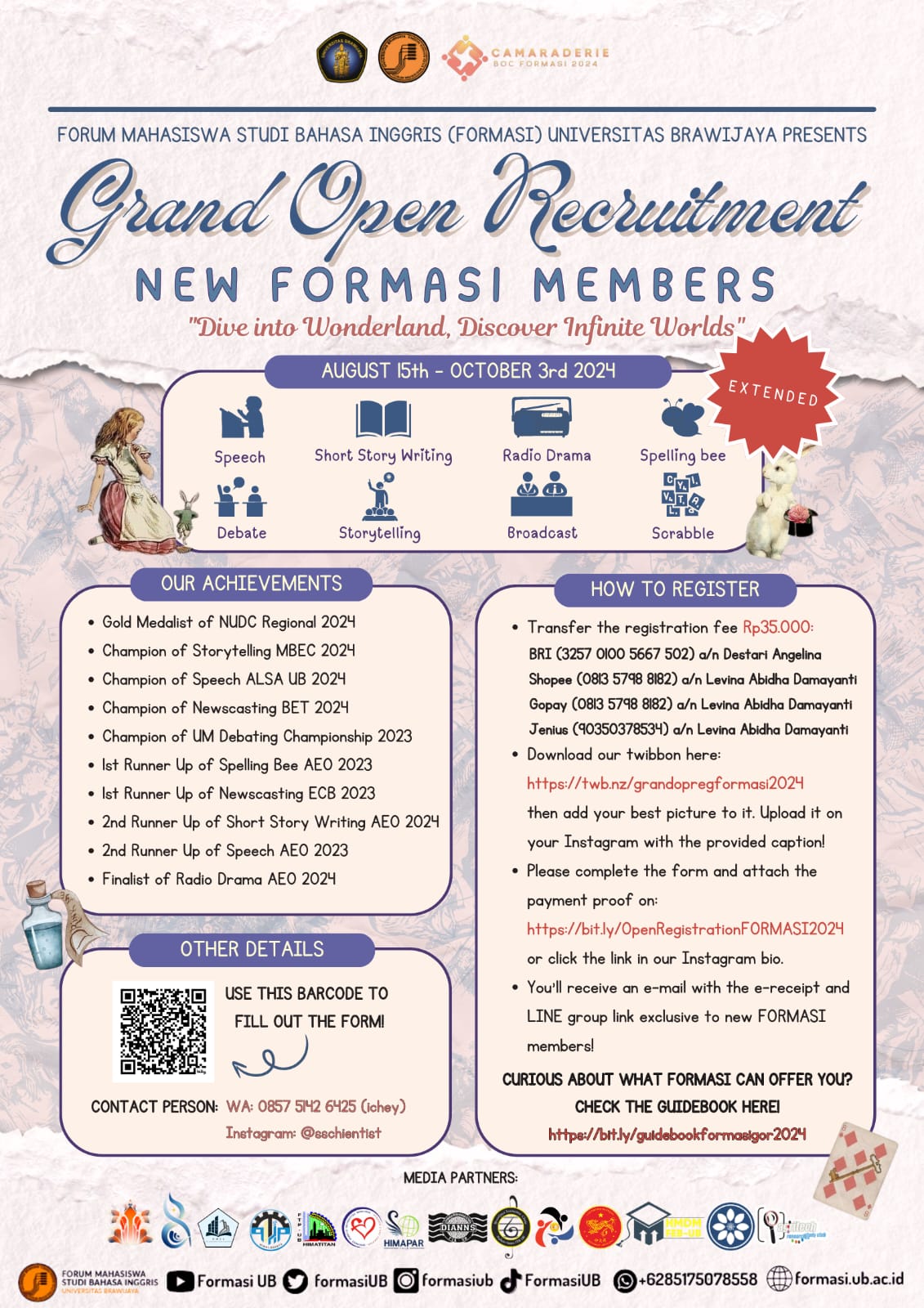 Welcoming Party FORMASI - UB