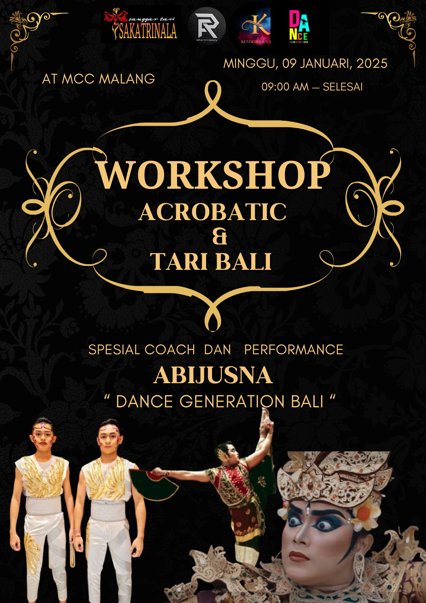 Workshop Acrobatic dan Latihan Tari Bali 