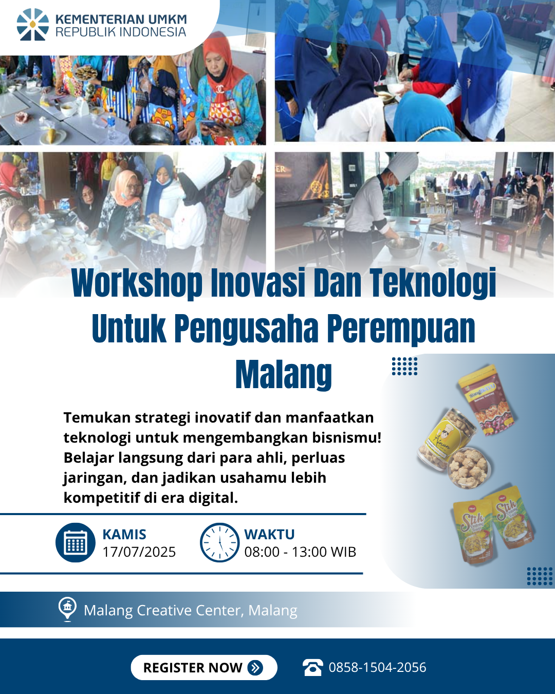 Workshop Inovasi dan Teknologi untuk Pengusaha Perempuan Malang