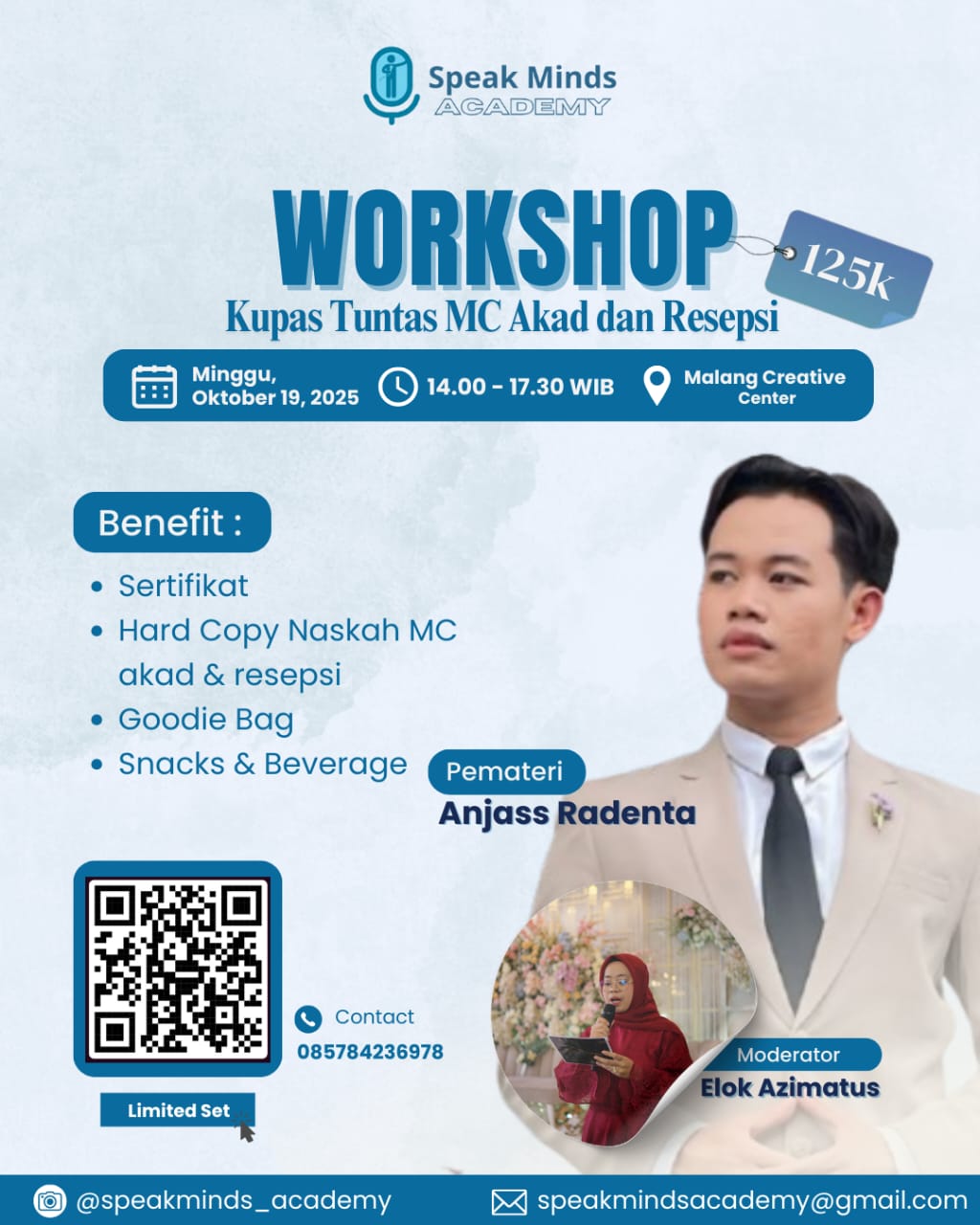 Workshop Kupas Tuntas MC Akad dan Resepsi