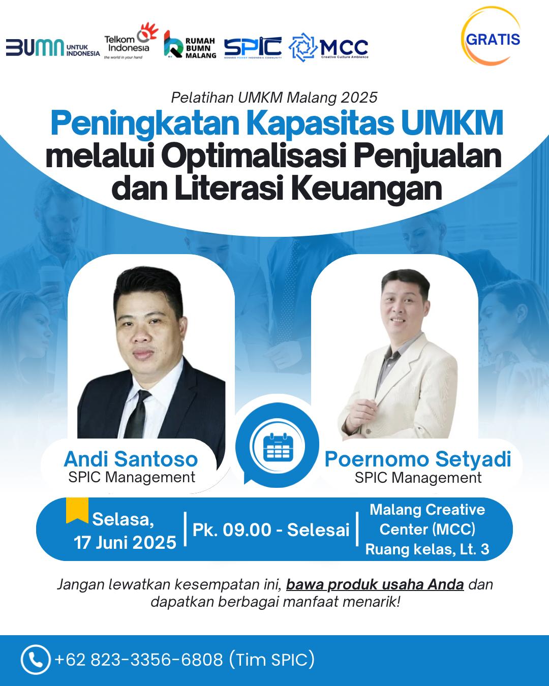 Workshop Peningkatan Kapasitas UMKM melalui Optimalisasi Penjualan dan Literasi Keuangan