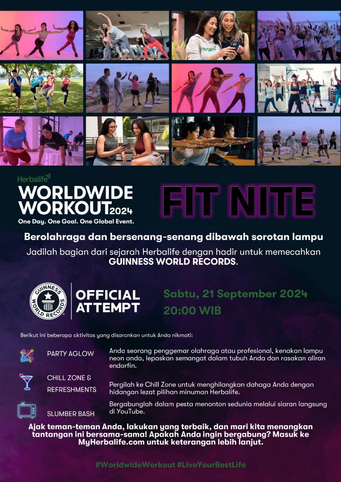 World Wide Workout bersama Herbalife