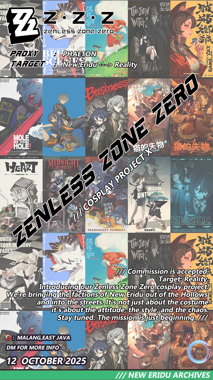Zenless Zone Zero Cosplay Project X by Hoyocos.id
